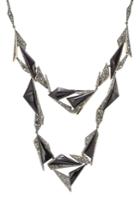 Alexis Bittar Alexis Bittar Necklace With Crystals And Opaque Stones - Black