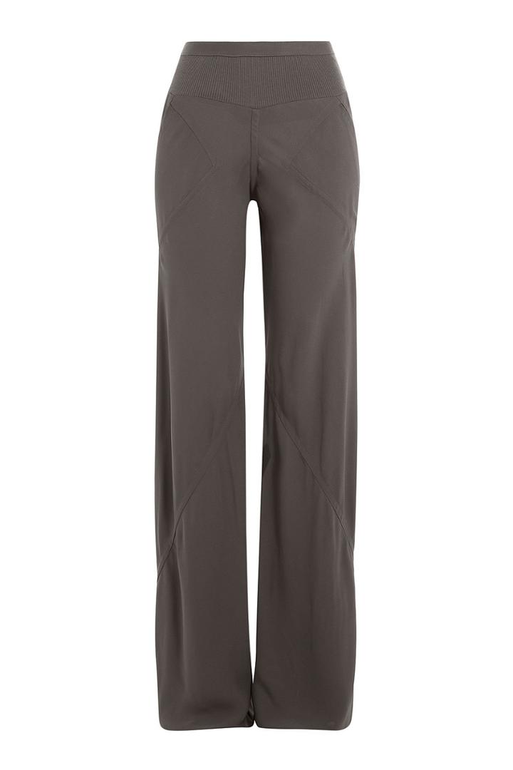Rick Owens Rick Owens Wide Leg Crepe Pants - None