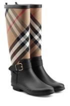 Burberry Burberry Rain Boots With Printed Fabric