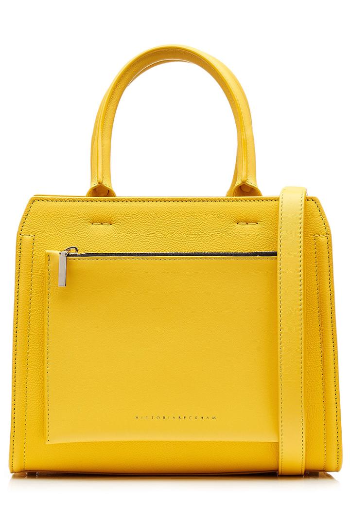 Victoria Beckham Victoria Beckham Leather City Bag - Yellow
