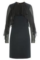 Giambattista Valli Giambattista Valli Dress With Chiffon Sleeves - Black