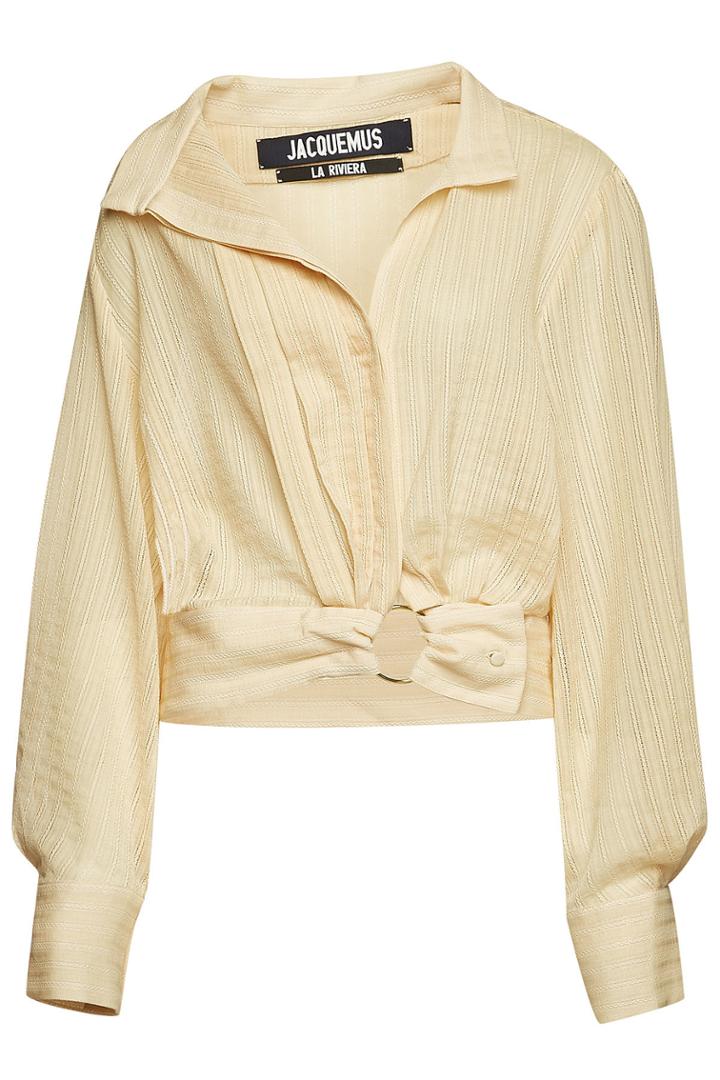 Jacquemus Jacquemus La Chemise Pietro Cotton Blouse