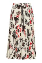 Red Valentino Red Valentino Micro Pleat Printed Skirt
