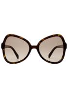Prada Prada Oversize Tortoiseshell Sunglasses - None