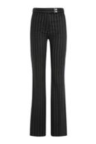 Maison Margiela Maison Margiela Pinstriped Virgin Wool Pants - Black
