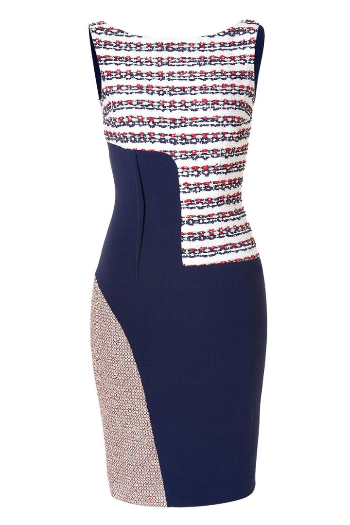 Prabal Gurung Prabal Gurung Asymmetric Patchwork Sheath Dress