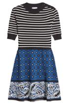 Red Valentino Red Valentino Dress With Knit Top And Print Skirt