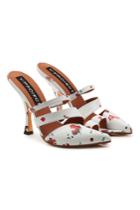Y/project Y/project Open Toe Printed Leather Mules