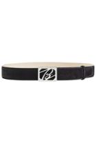 Brioni Brioni Suede Belt - Black