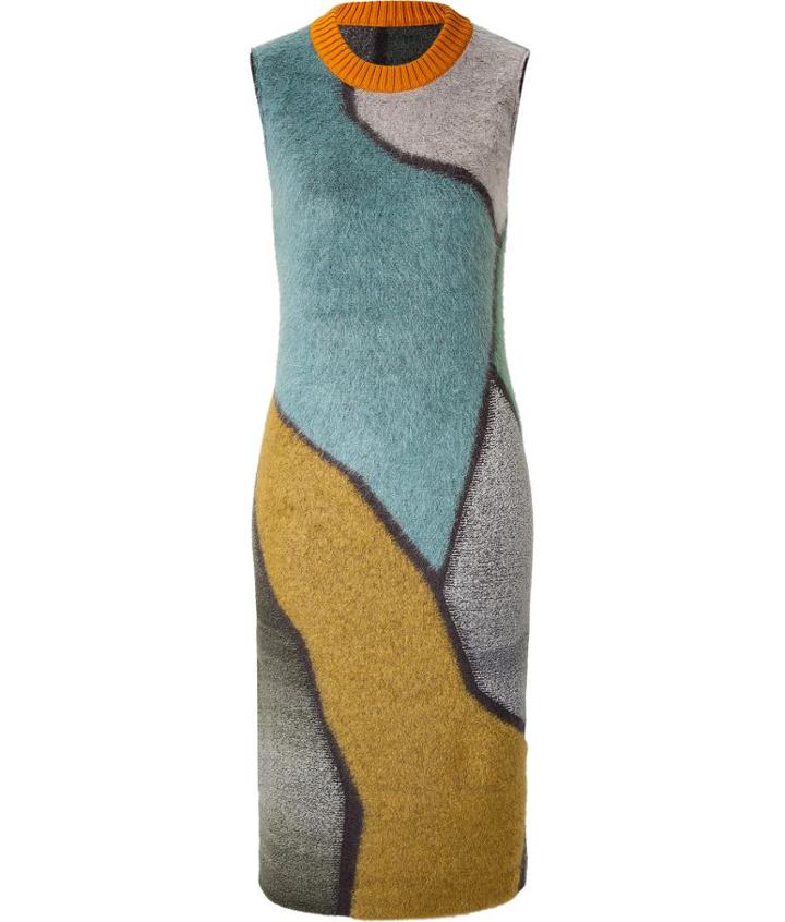 Missoni Wool Blend Geometric Dress