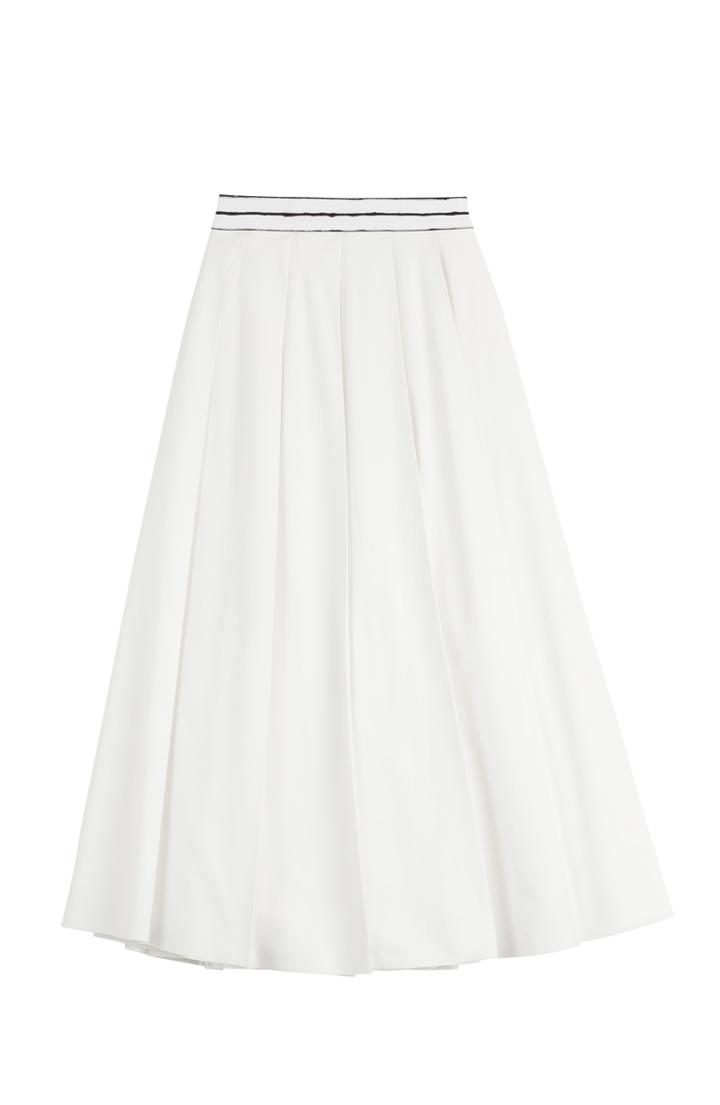 Vionnet Cotton Midi Skirt