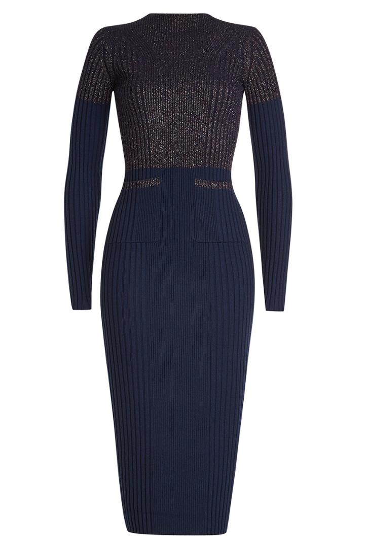 Kenzo Kenzo Sweater Dress With Wool And Metallic Thread