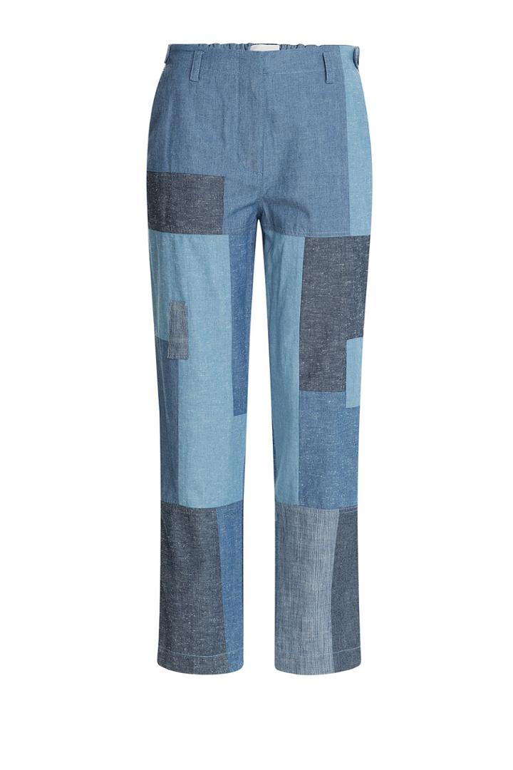 3.1 Phillip Lim 3.1 Phillip Lim Patchwork Pants - Blue
