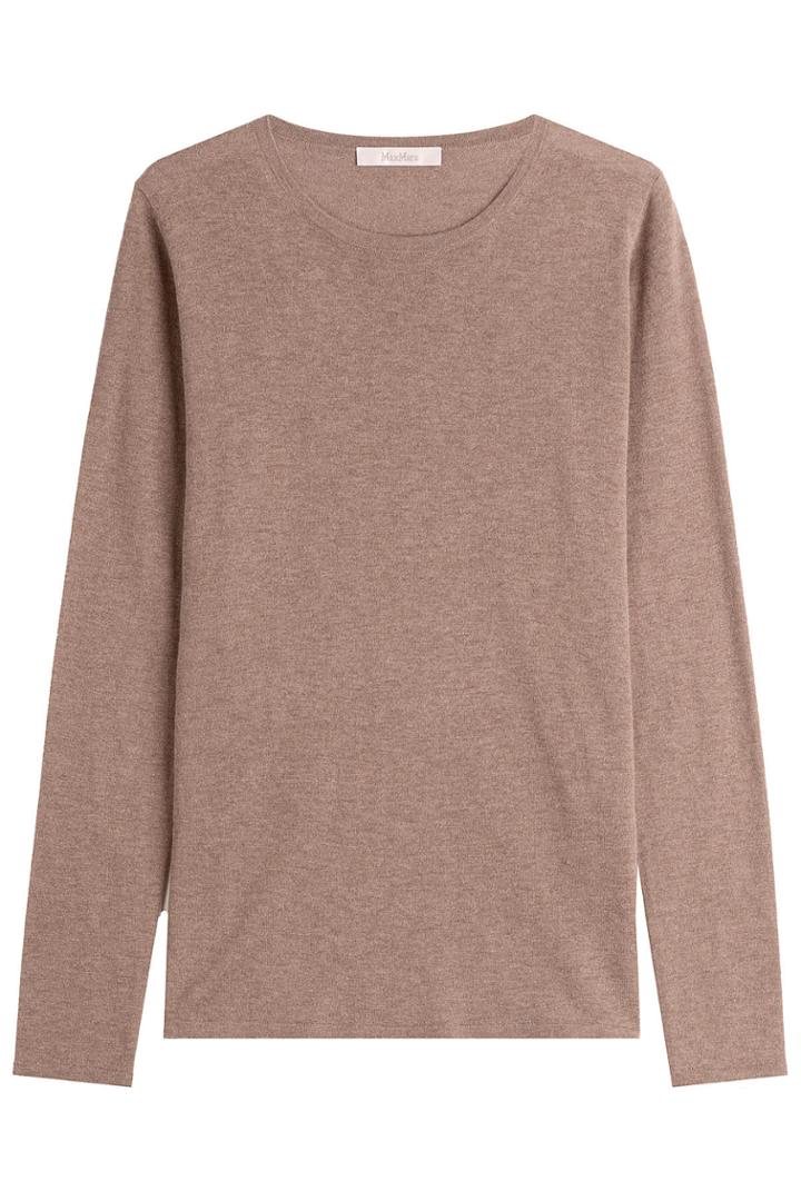 Max Mara Max Mara Silk-cashmere Pullover - Grey