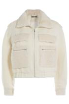 Diane Von Furstenberg Diane Von Furstenberg Jacket With Wool, Alpaca And Rabbit Fur