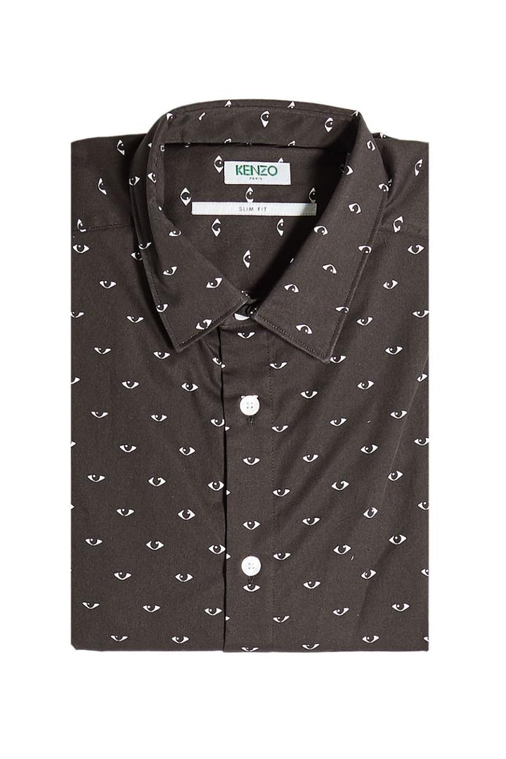 Kenzo Kenzo Printed Stretch-cotton Shirt