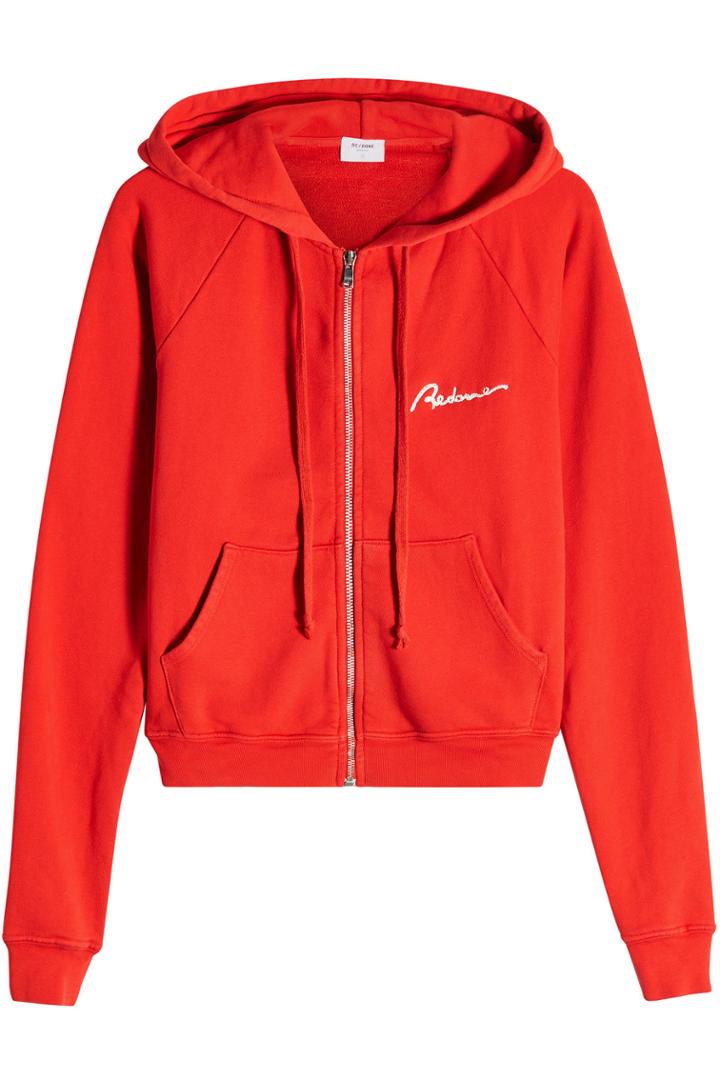 Re/done Re/done Cotton Zip Hoody