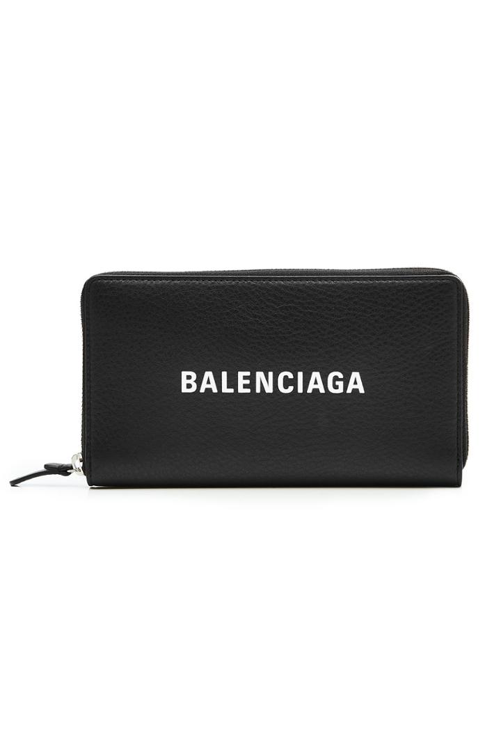 Balenciaga Balenciaga Continental Zipped Leather Wallet