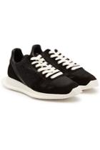 Rick Owens Rick Owens Suede And Leather Sneakers