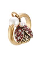 Marc Jacobs Marc Jacobs Embellished Ladybird Ring - Gold