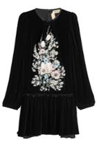 N 21 N&deg;21 Printed Velvet And Silk Dress