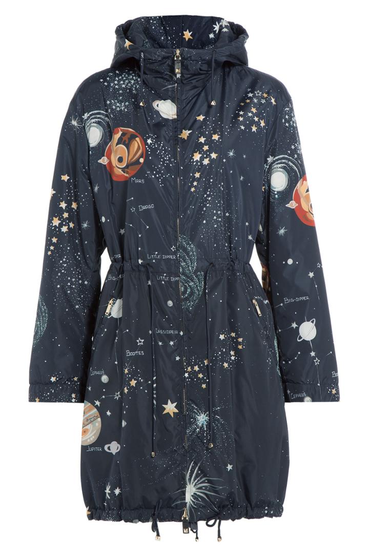Valentino Valentino Constellation Print Parka - Multicolor