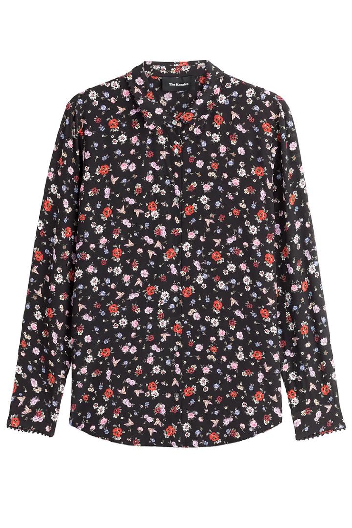 The Kooples The Kooples Printed Silk Blouse - Multicolor