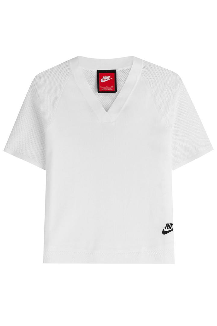 Nike Nike Top With Mesh Sleeves - Multicolored