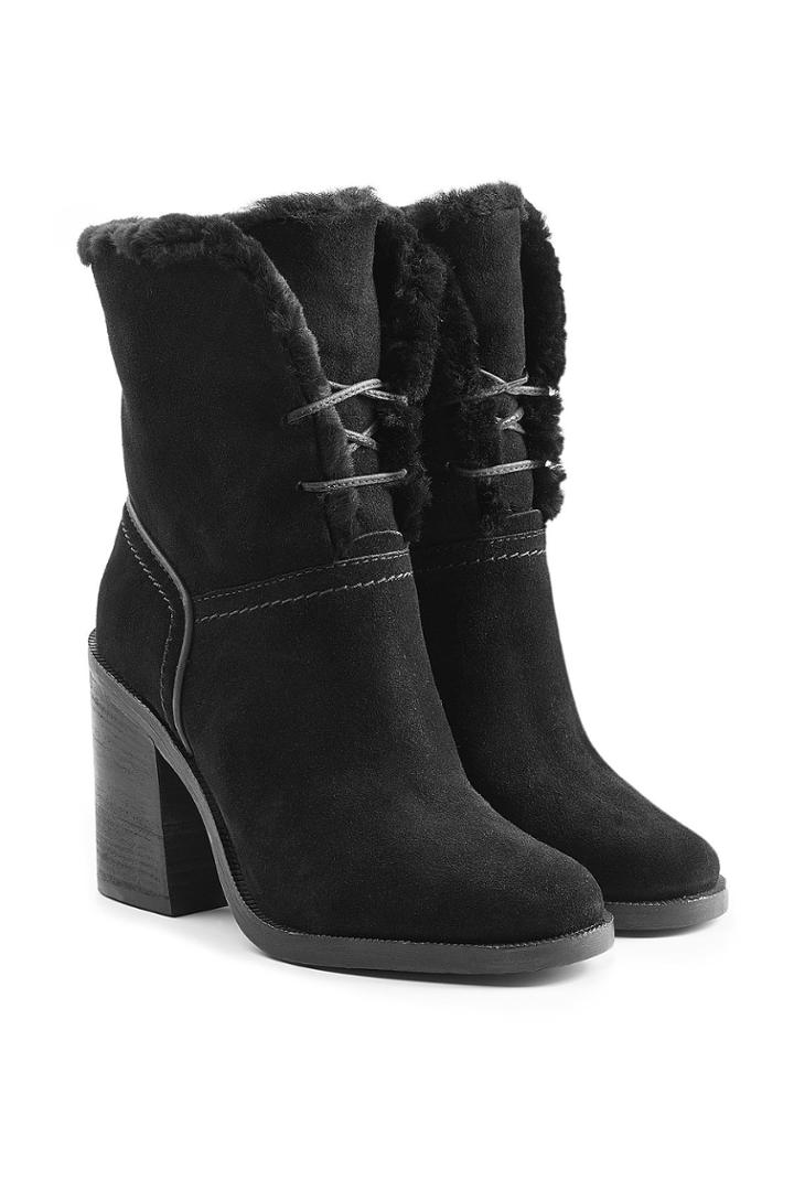Ugg Australia Ugg Australia Jerene Suede Boots With Sheepskin Insole