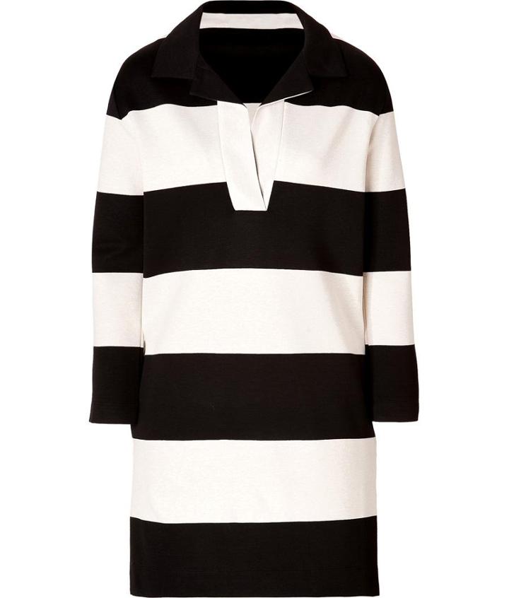 Sonia Rykiel Knit Dress In Black/off-white