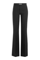 Valentino Valentino Wide Leg Pants With Virgin Wool And Silk - Black