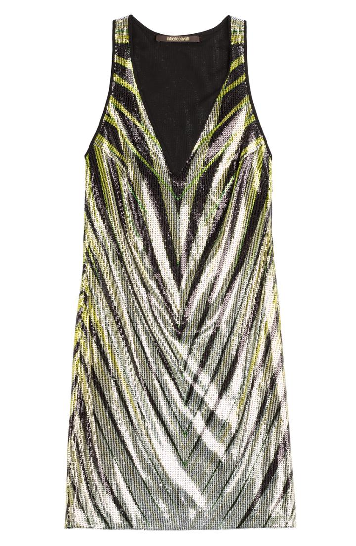 Roberto Cavalli Sequin Mini Dress