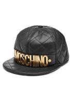 Moschino Moschino Quilted Leather Baseball Cap