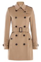 Burberry London Burberry London Virgin Wool Trench Coat With Cashmere - Camel