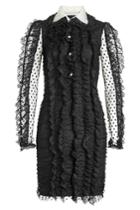 Philosophy Di Lorenzo Serafini Philosophy Di Lorenzo Serafini Ruffled Lace Dress With Collar