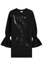 Kenzo Kenzo Sweater Dress With Logo - Black