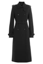 Mcq Alexander Mcqueen Mcq Alexander Mcqueen Trench Coat With Wool - Black