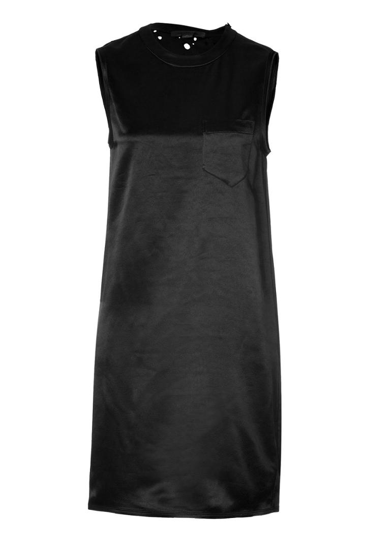 Alexander Wang Alexander Wang Crewneck Dress With Distressed Back