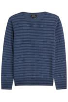 A.p.c. A.p.c. Striped Merino Wool Pullover - Blue