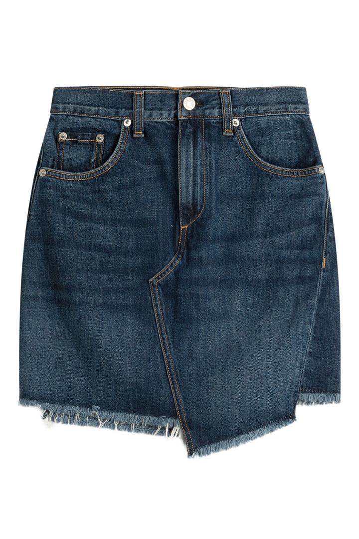 Rag & Bone Rag & Bone Asymmetric Denim Skirt