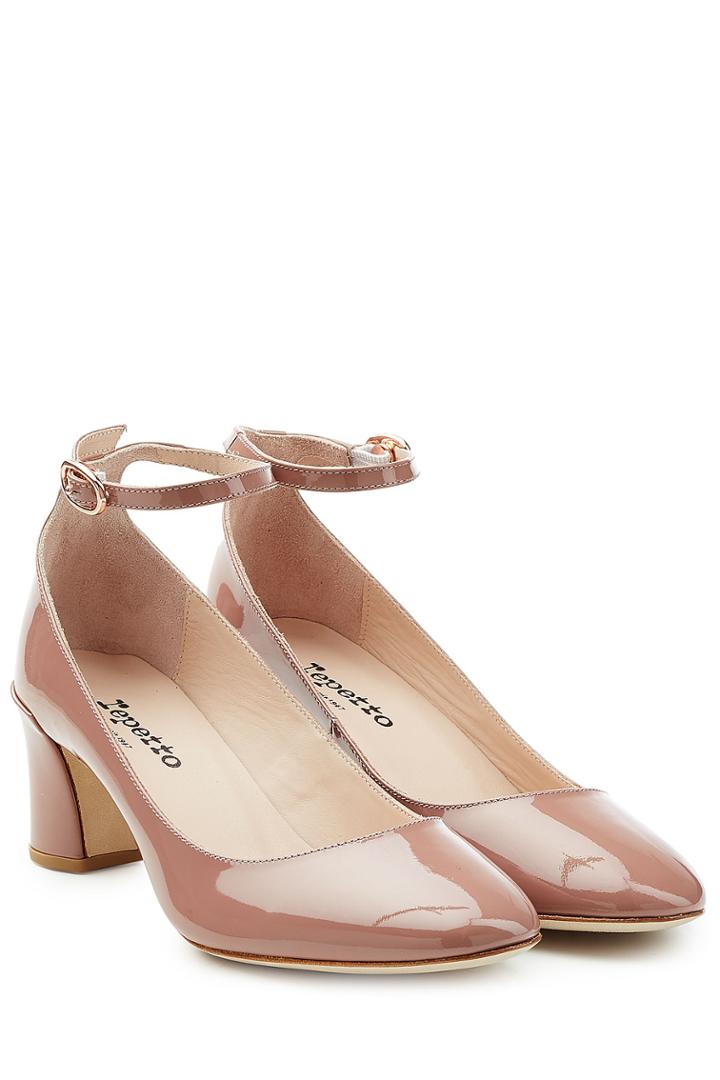 Repetto Repetto Patent Leather Mary Jane Pumps - Rose