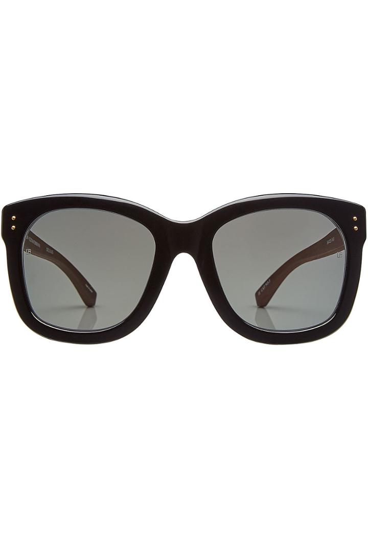 Linda Farrow Linda Farrow Elena Perminova Oversize Sunglasses