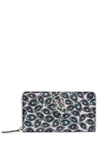 Alexander Mcqueen Alexander Mcqueen Printed Leather Continental Zip-around Wallet