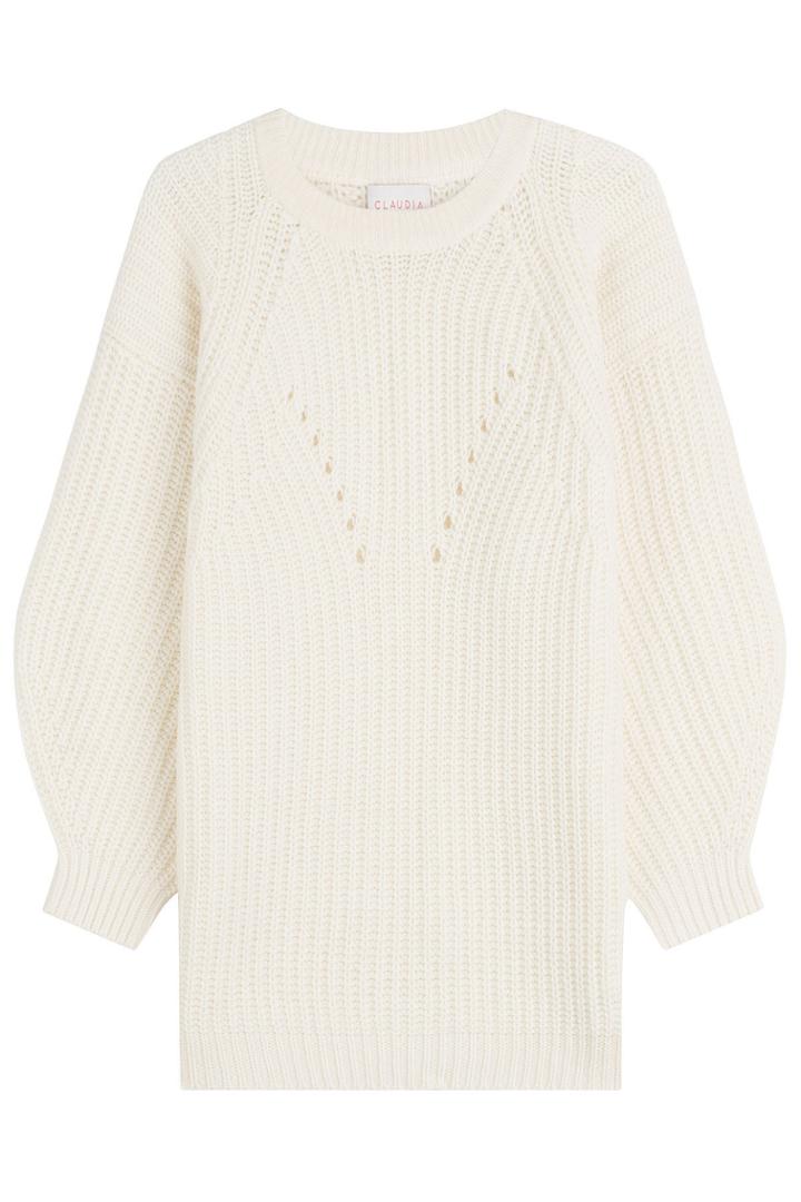 Claudia Schiffer Claudia Schiffer Wool Pullover With Cashmere - White