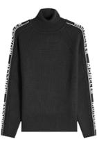 Moncler Moncler Printed Wool Turtleneck Pullover