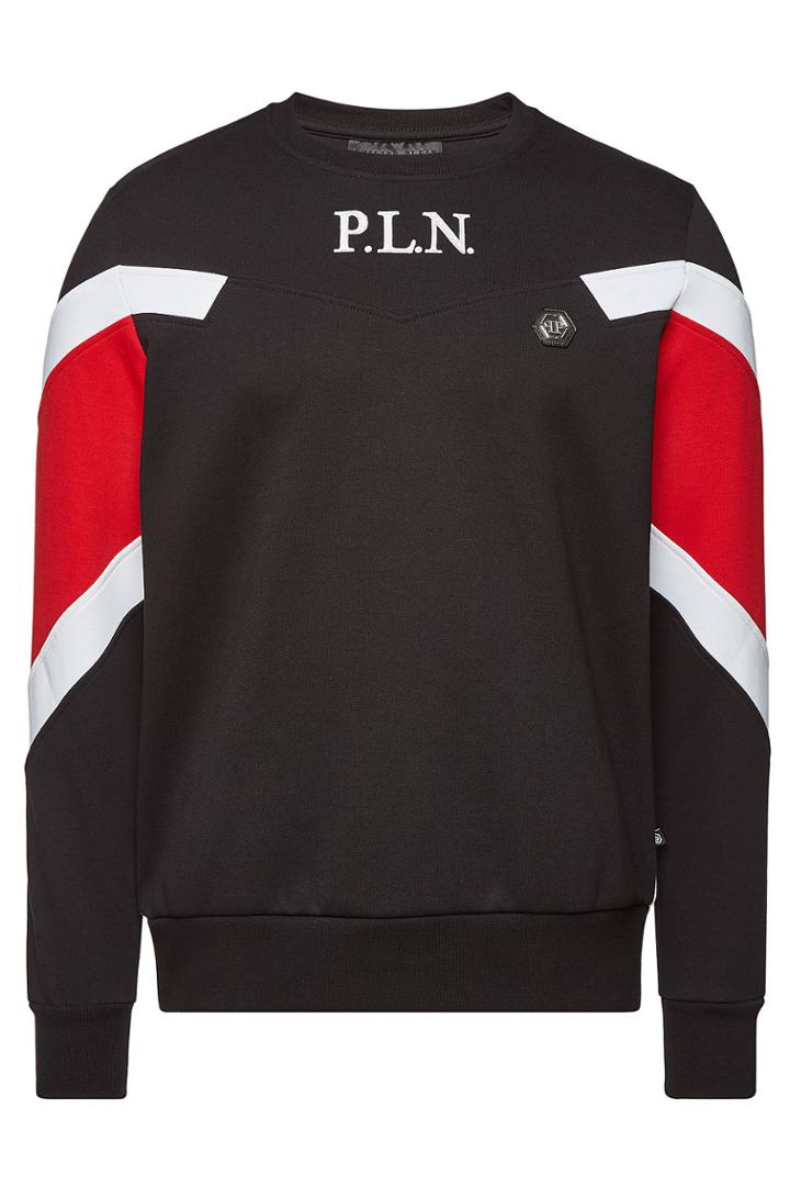 Philipp Plein Philipp Plein Printed Cotton-blend Sweatshirt With Embroidery