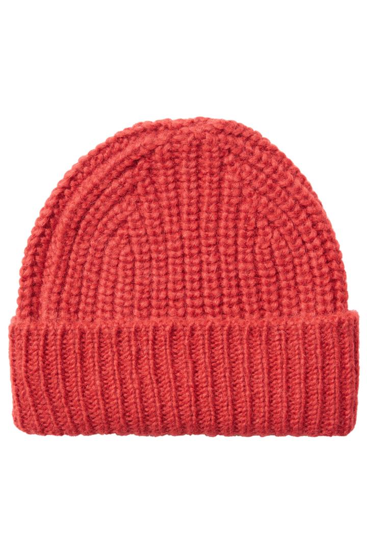 Closed Closed Hat With Alpaca And Wool - Red