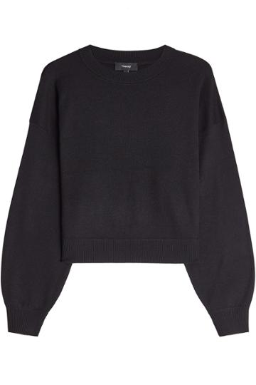 Theory Theory Pullover With Silk And Cashmere