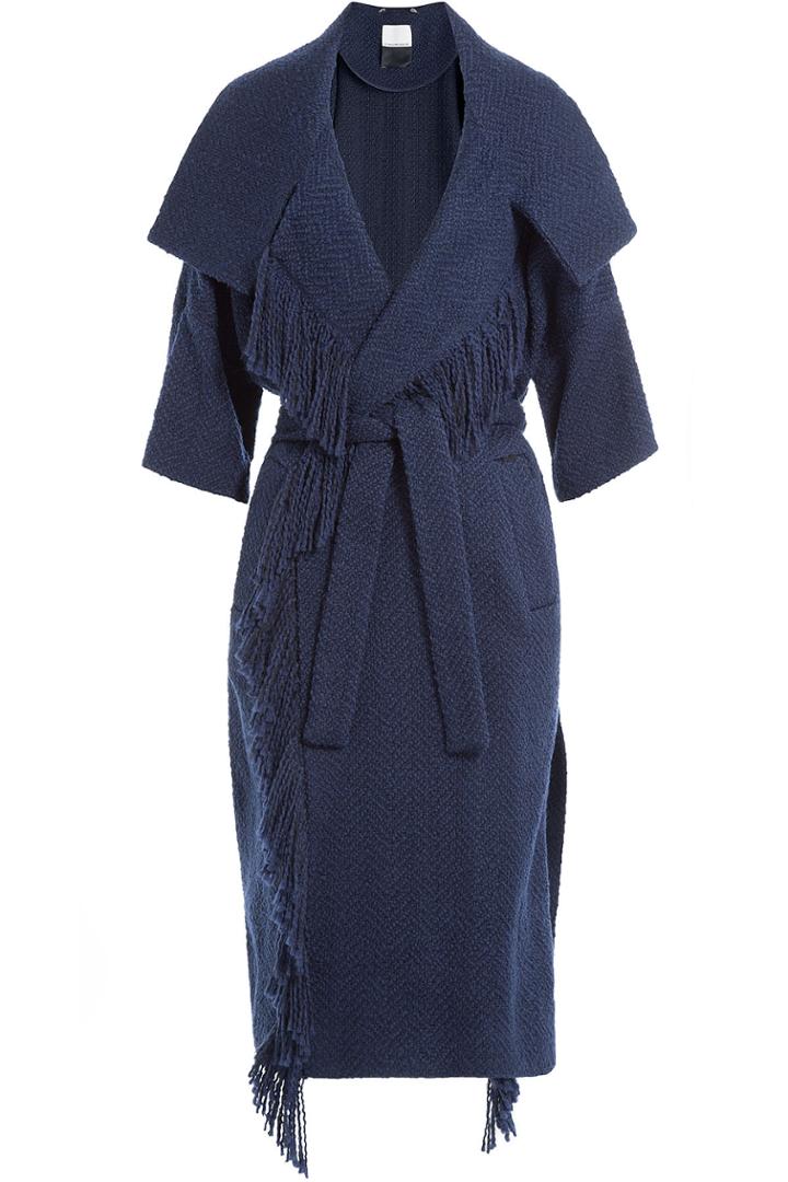 By Malene Birger By Malene Birger Wittie Wool Blend Coat - Blue