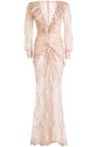 Alessandra Rich Alessandra Rich Floor Length Lace Dress